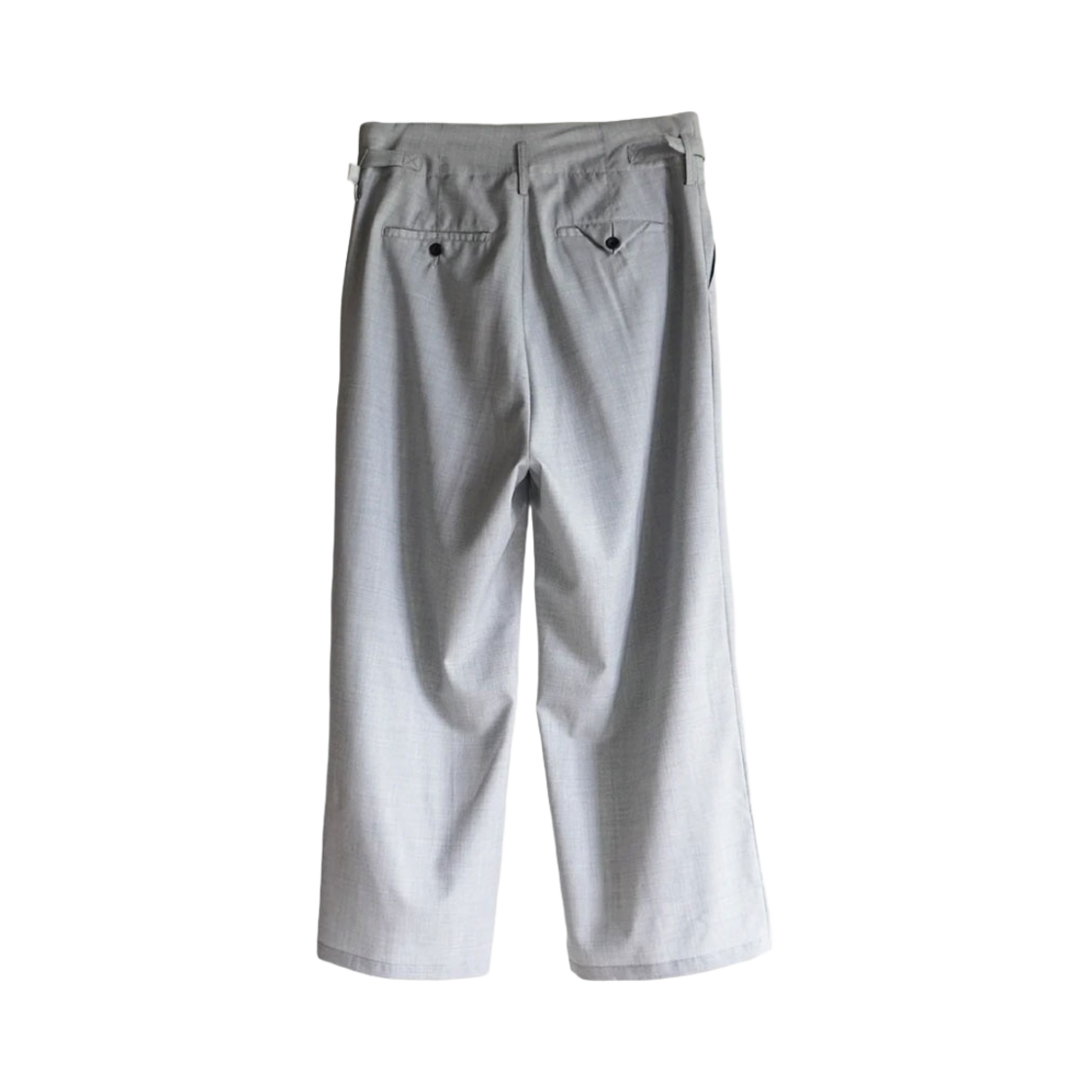 안셀름 울 와이드 슬랙스 그레이(Ancellm Wool Wide Slacks Gray) - 2
