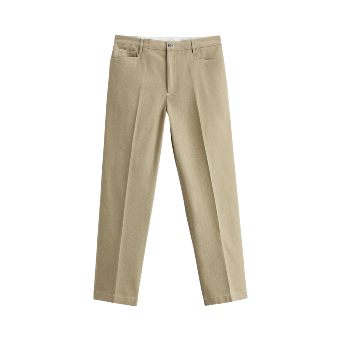 자라 스트레이트 핏 트라우저 베이지