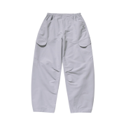 Sansan Gear Pin-Tuck Cargo Pants Light Grey - 23FW