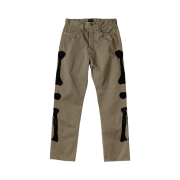 Kapital Vintage Satin Mexican Tuxedo 5P Okagilly Pants Mocha Beige