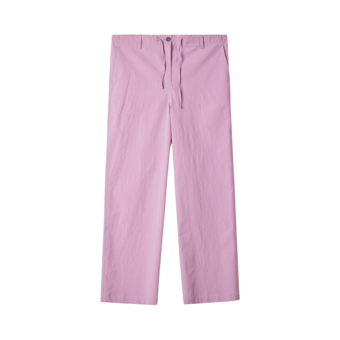엔오르 우먼 스트랩 로우라이즈 코튼 팬츠 라벤더