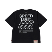True Religion Speed Limit 666 Short Sleeve Black