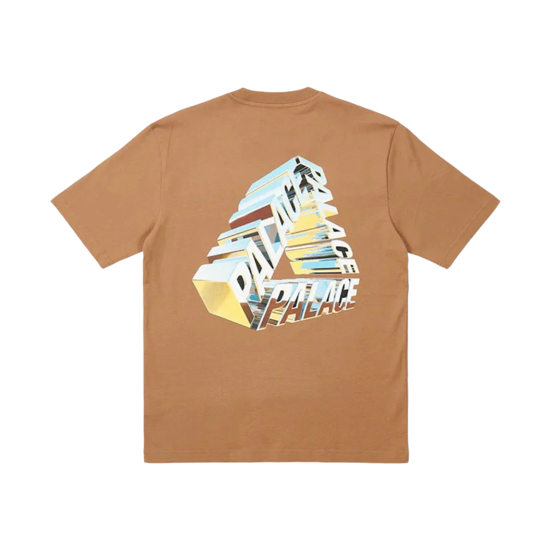 팔라스 트라이크롬 티셔츠 모카 - 23SS(Palace Tri-Chrome T-Shirt Mocha - 23SS) - 1