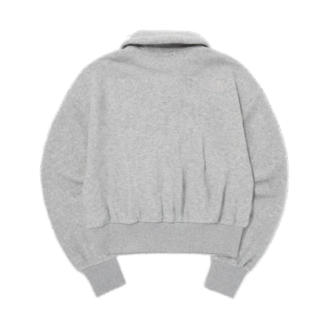 (W) 노스페이스 화이트 라벨 테리 하프 집 스웨트셔츠 멜란지 그레이((W) The North Face White Label Terry Half Zip Sweatshirt Melange Grey) - 2