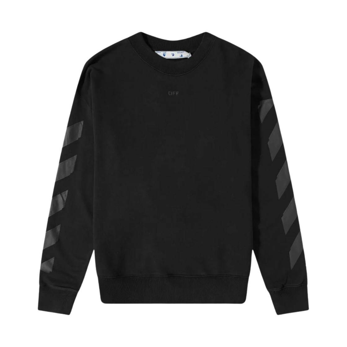 오프화이트 러버 애로우 스케이트 스웨트셔츠 블랙