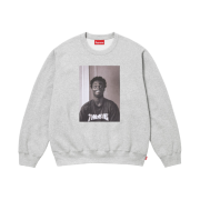 Supreme x Thrasher Crewneck Heather Grey - 24FW