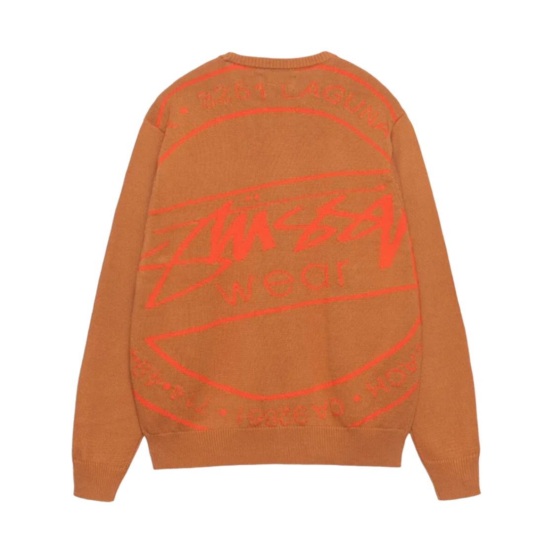 스투시 라구나 아이콘 스웨터 탄