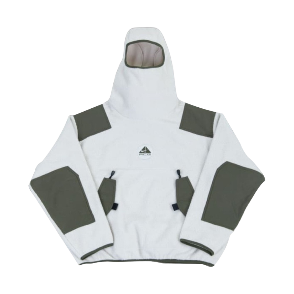 나이키 ACG 발라클라바 레트로 플리스 풀오버 라이트 본 카고 카키 - 아시아(Nike ACG Balaclava Retro Fleece Pullover Light Bone Cargo Khaki - Asia)