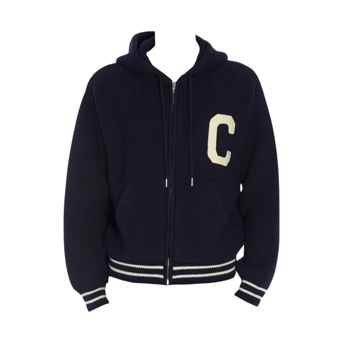 셀린느 콜리지 후드 자켓 네이비