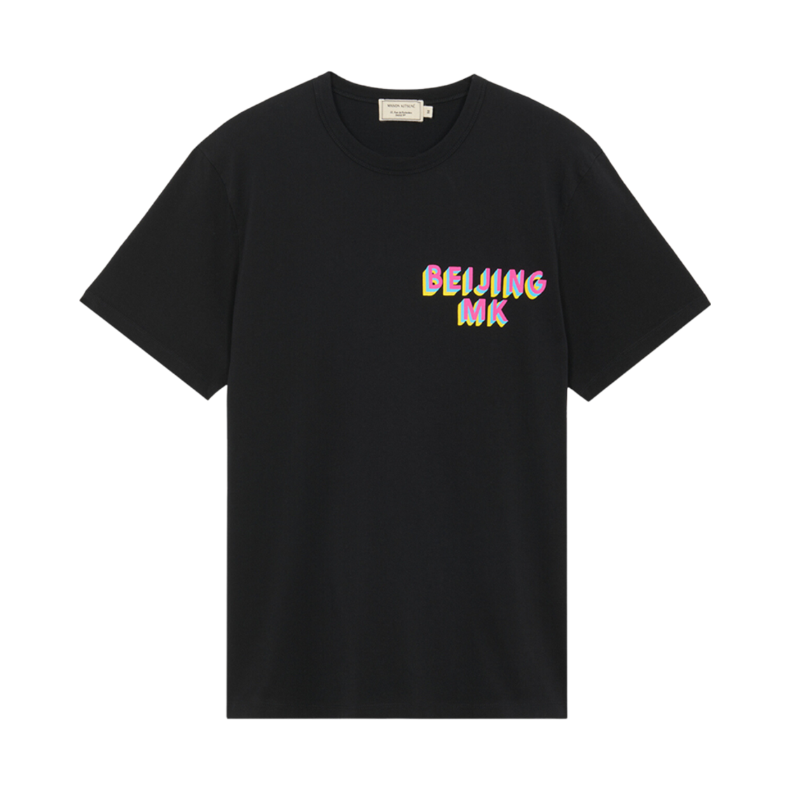 메종 키츠네 베이징 벤 클레베이 클래식 티셔츠 블랙(Maison Kitsune Beijing Ben Klevay Classic T-Shirt Black) - 2