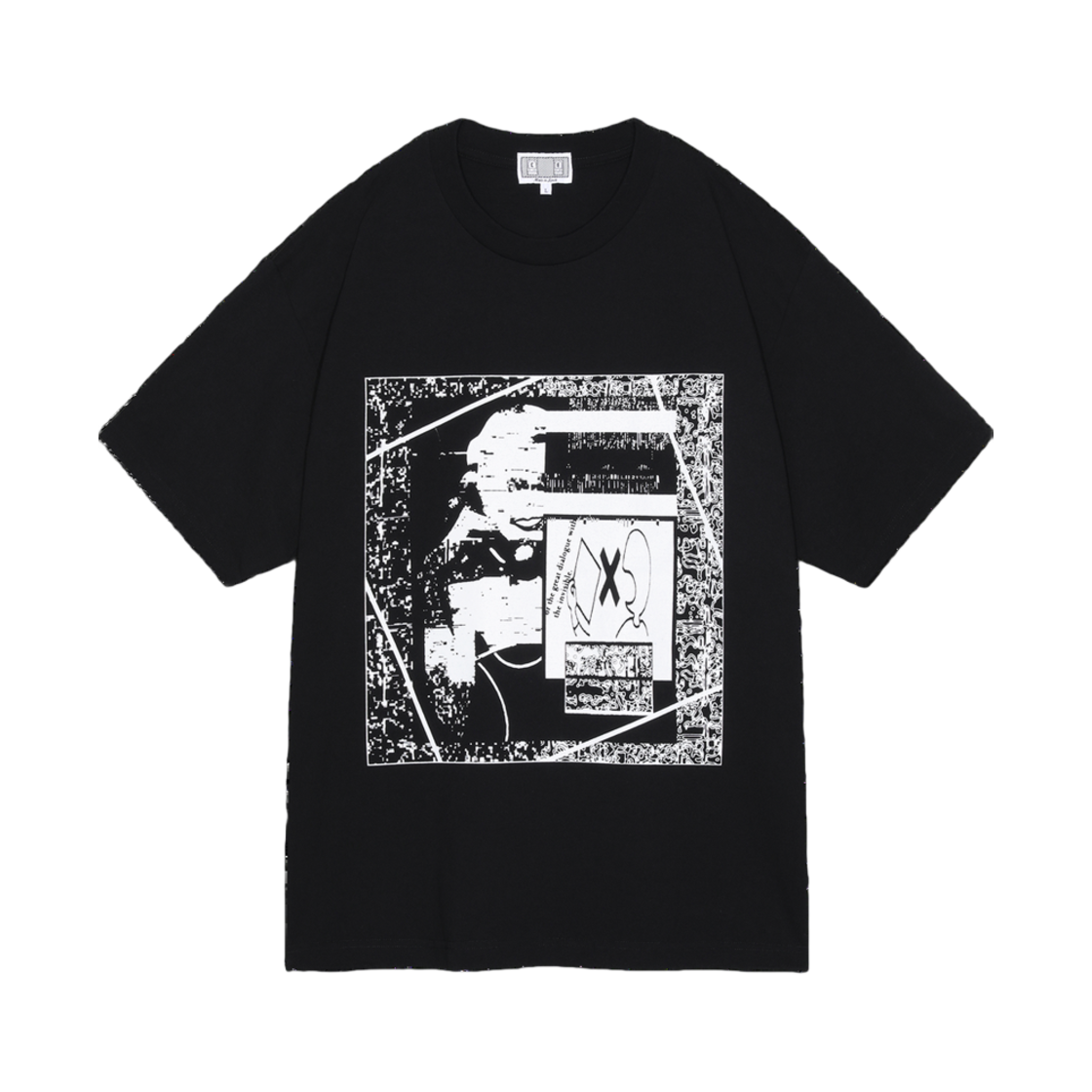 カーブエントMDウィスパーネットワーク Tシャツ ブラック - 24SS