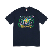 Supreme Crest T-Shirt Navy - 21SS