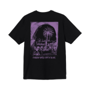 Stussy Spot in The Sun Pig. Dyed T-Shirt Black