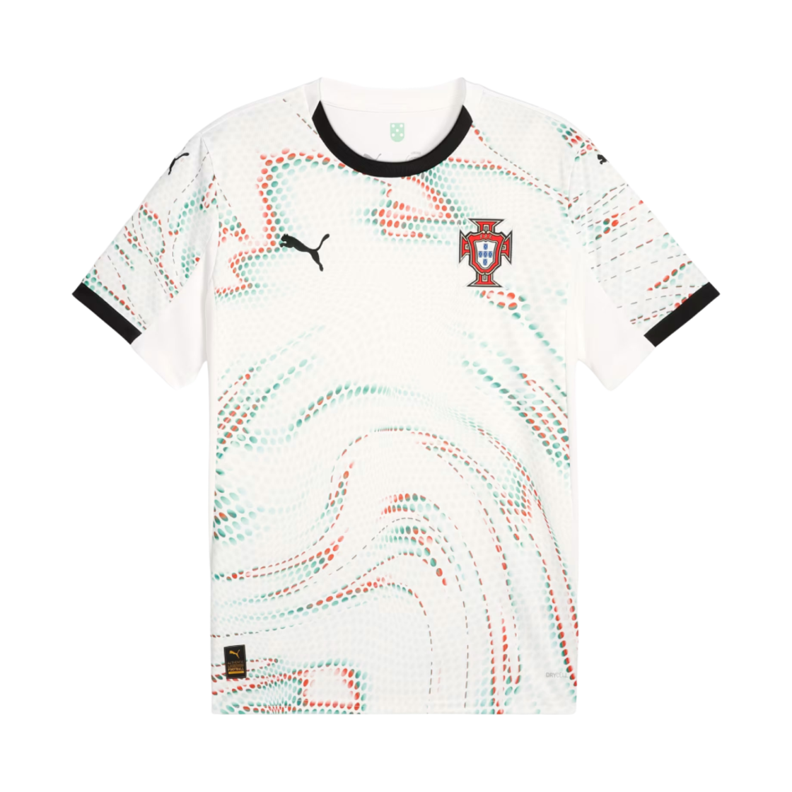 푸마 포르투갈 2025 어웨이 저지 푸마 화이트 (논 마킹 버전)(Puma Portugal 2025 Away Jersey Puma White (Non Marking Ver.)) - 1