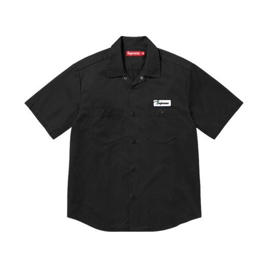 Supreme Bitch S/S Work Shirt Black - 25SS