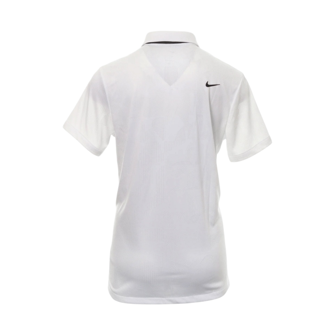 나이키 드라이핏 투어 자카드 골프 폴로 티셔츠 화이트 블랙 - 아시아(Nike Dri-Fit Tour Jacquard Golf Polo T-Shirts White Black - Asia) - 2