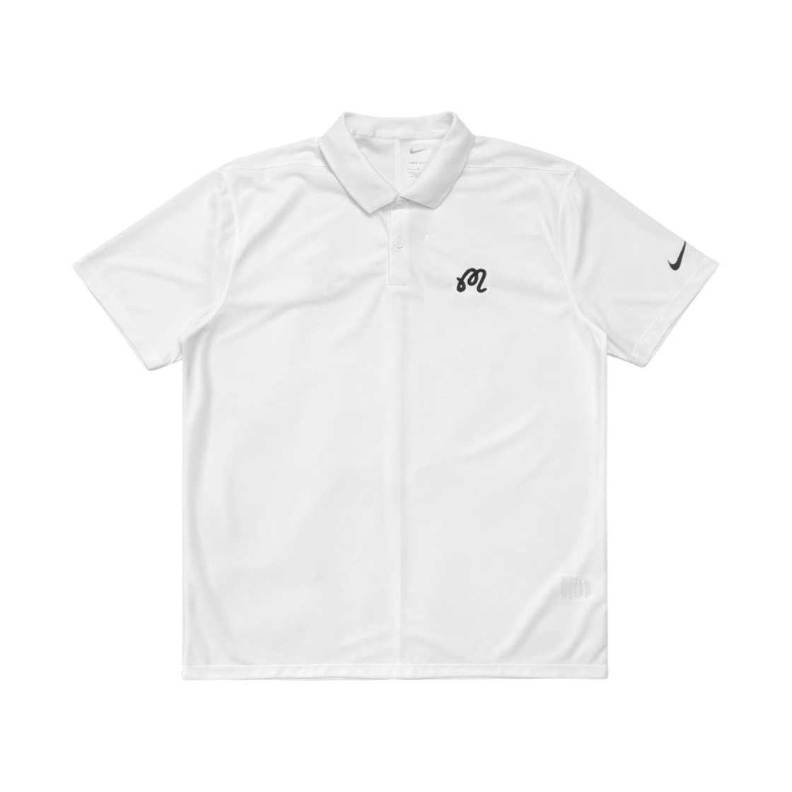 - Malbon Golf x Nike Dri-Fit Victory Solid Polo M Script White