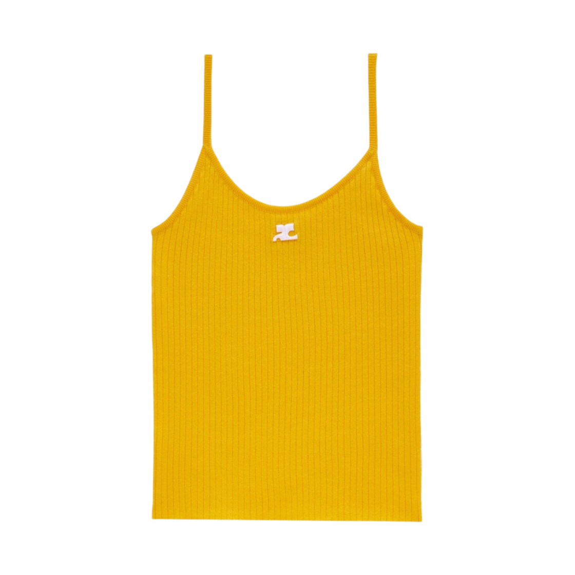 (W) 꾸레쥬 니티드 탱크탑 리에디션 옐로우