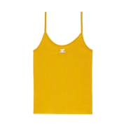 (W) Courreges Knitted Tank Top Reedition Yellow