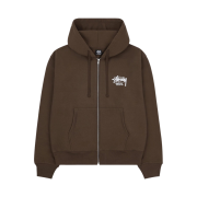 Stussy Stock Seoul Zip Hood Coffee 2022