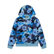 Denim Tears Cotton Wreath Zip Hoodie Blue Camo