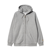 Carhartt WIP Hooded Chase Jacket Grey Heather