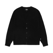 Stussy Brushed Cardigan Black