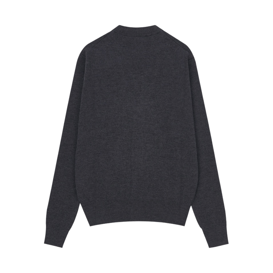 아미 스몰 하트 로고 울 가디건 그리 신(AMI de Coeur Wool Cardigan Gris Chine) - 2