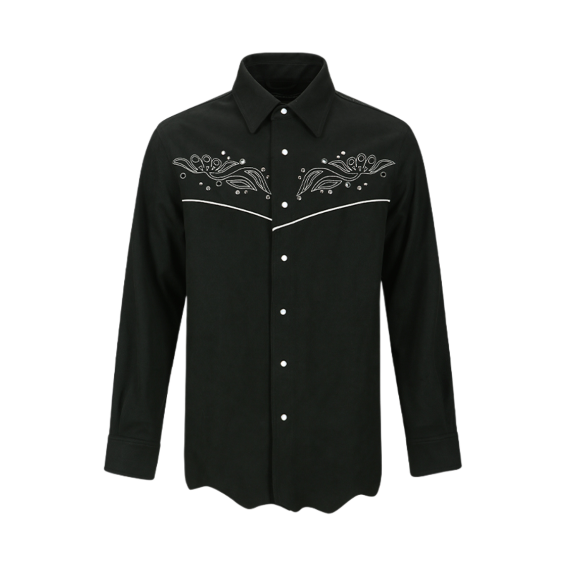 ADSB 앤더슨벨 레만스 포우 스웨이드 셔츠 블랙