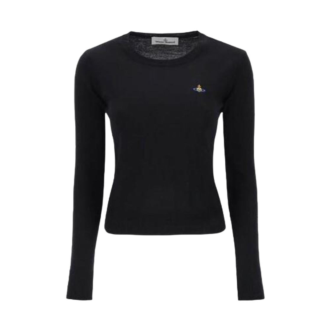 1803002S-Y0006-N403 (W) Vivienne Westwood Bea Merino Wool Jumper Black