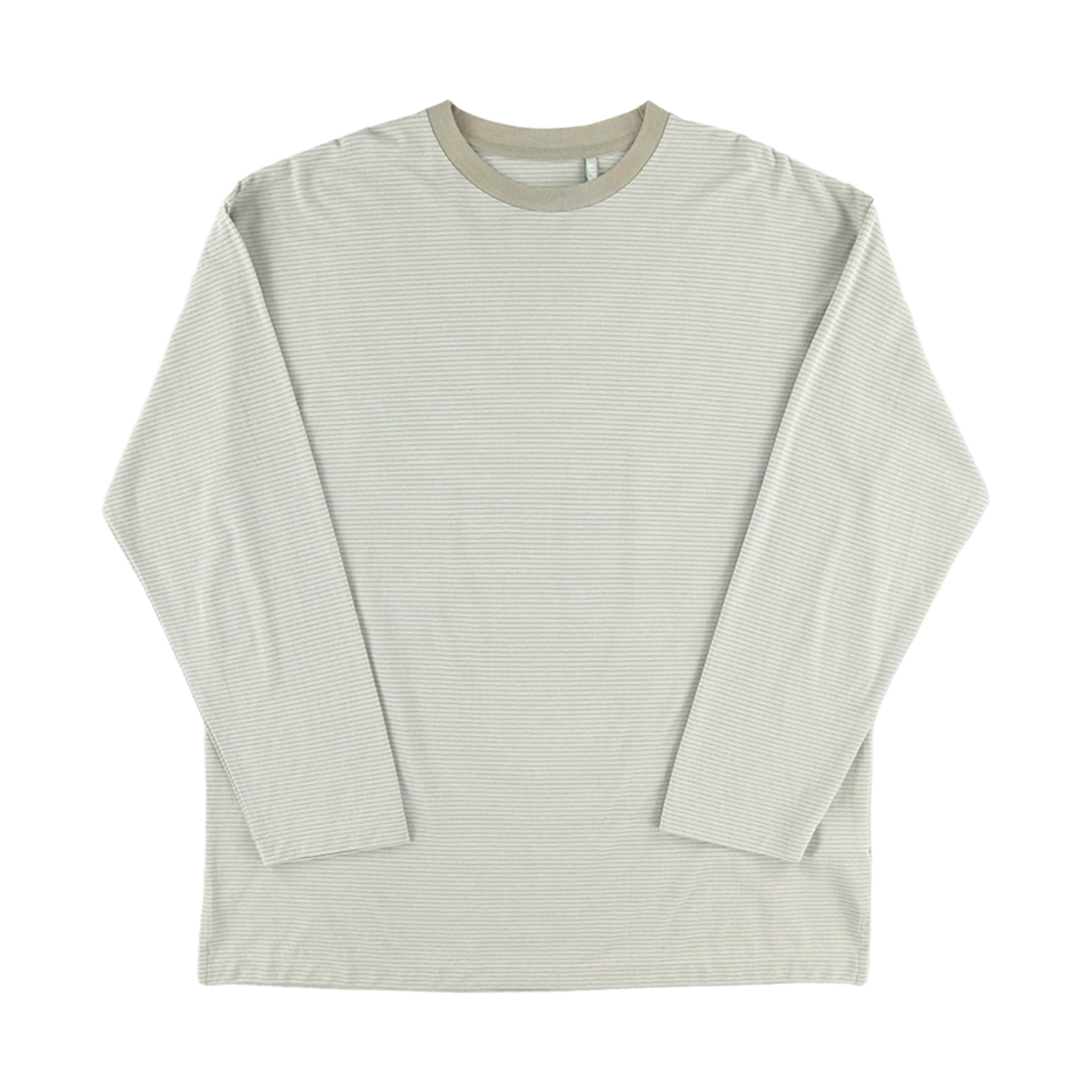 A0KS0000OZTD Kaptain Sunshine Hard Twisted Stripe Jersey L/S T-Shirt Grey Stripe