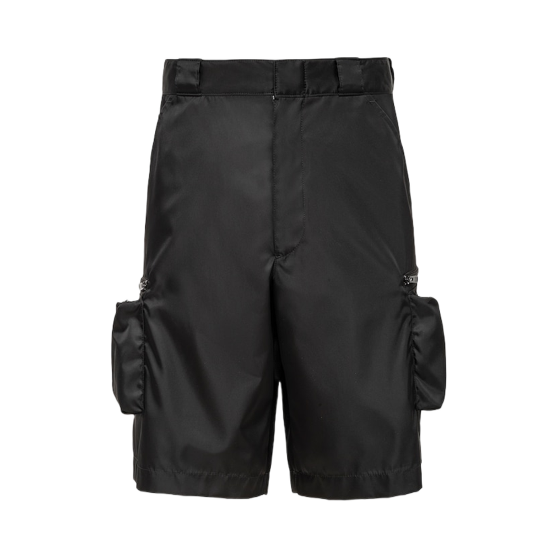 SPH393-1WQ8-F0002 Prada Re-Nylon Bermudas Black