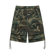Thevinylhouse Western Cargo Shorts Camo