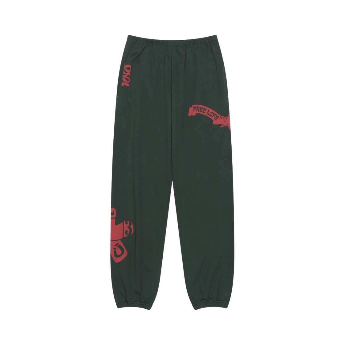 쿄 프리 소울 스웨트팬츠 다크 카키(Kyo Free Soul Sweatpants Dark Khaki)