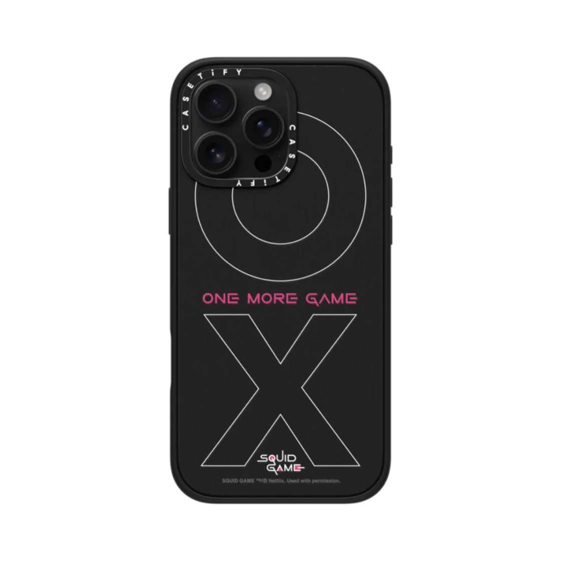케이스티파이 x 오징어 게임 아이폰 XO 심볼 임팩트 케이스 블랙(Casetify x Squid Game iPhone XO Symbol Impact Case Black) - 2