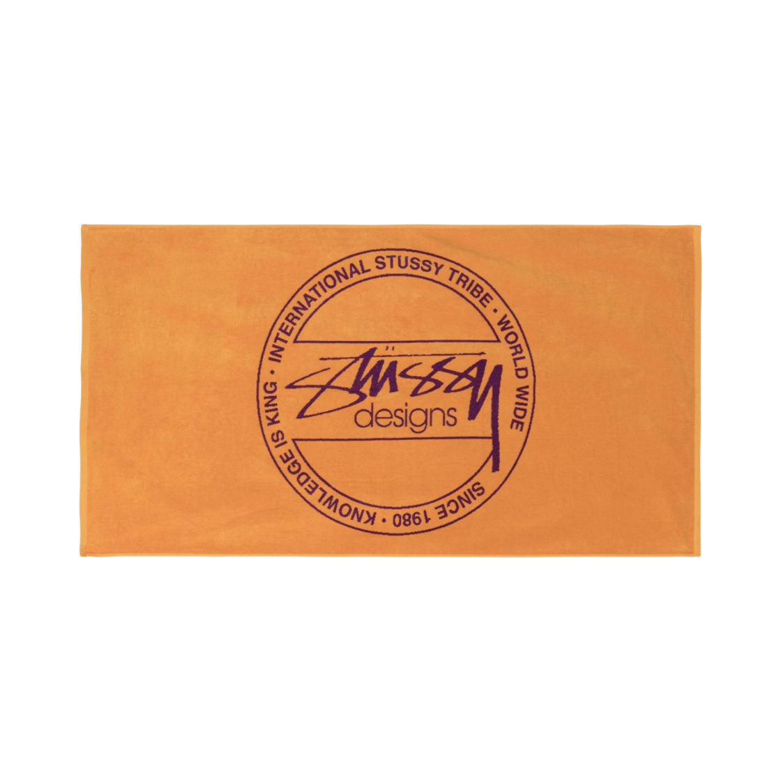 138709 Stussy Dot Jacquard Towel Orange