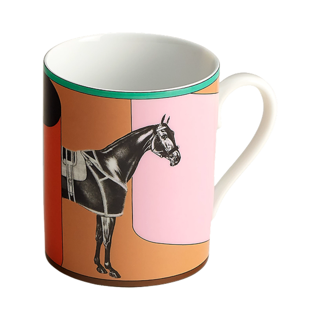 P052001P Hermes La Serpentine Mug No.1 Sans Coloris (1 Plate)