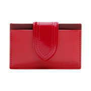 Jacquemus Le Porte Carte Bambino Flap Coin Purse Red