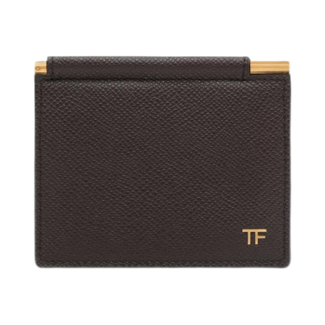 톰포드 스몰 그레인 레더 폴딩 머니 클립 카드 홀더 브라운(Tom Ford Small Grain Leather Folding Money Clip Card Holder Brown)