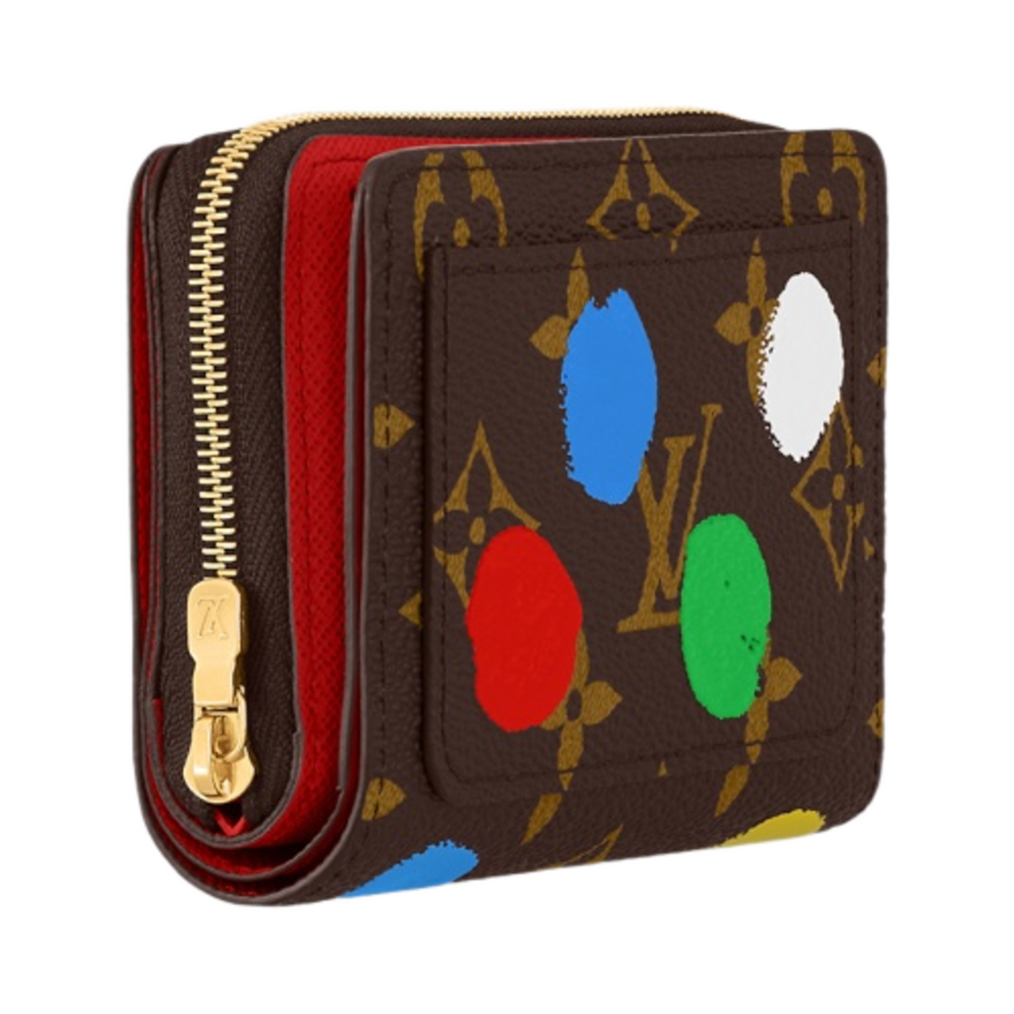 루이비통 x 야요이 쿠사마 루 지갑 닷 프린트 모노그램(Louis Vuitton x YK Lou Wallet Dots Print Monogram) - 1