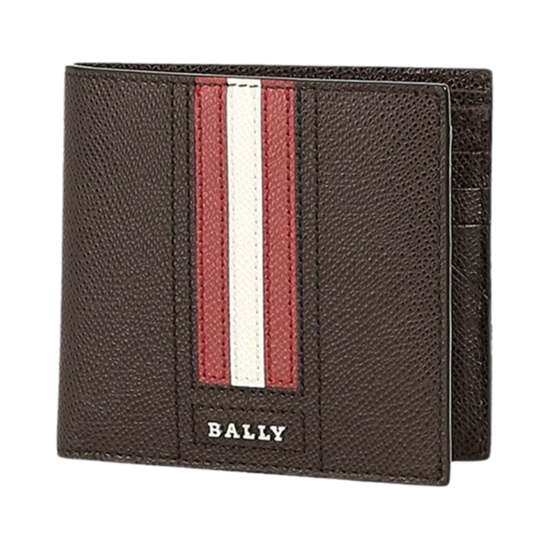 6236532 Bally Trasai Recycled Leather Wallet Brown