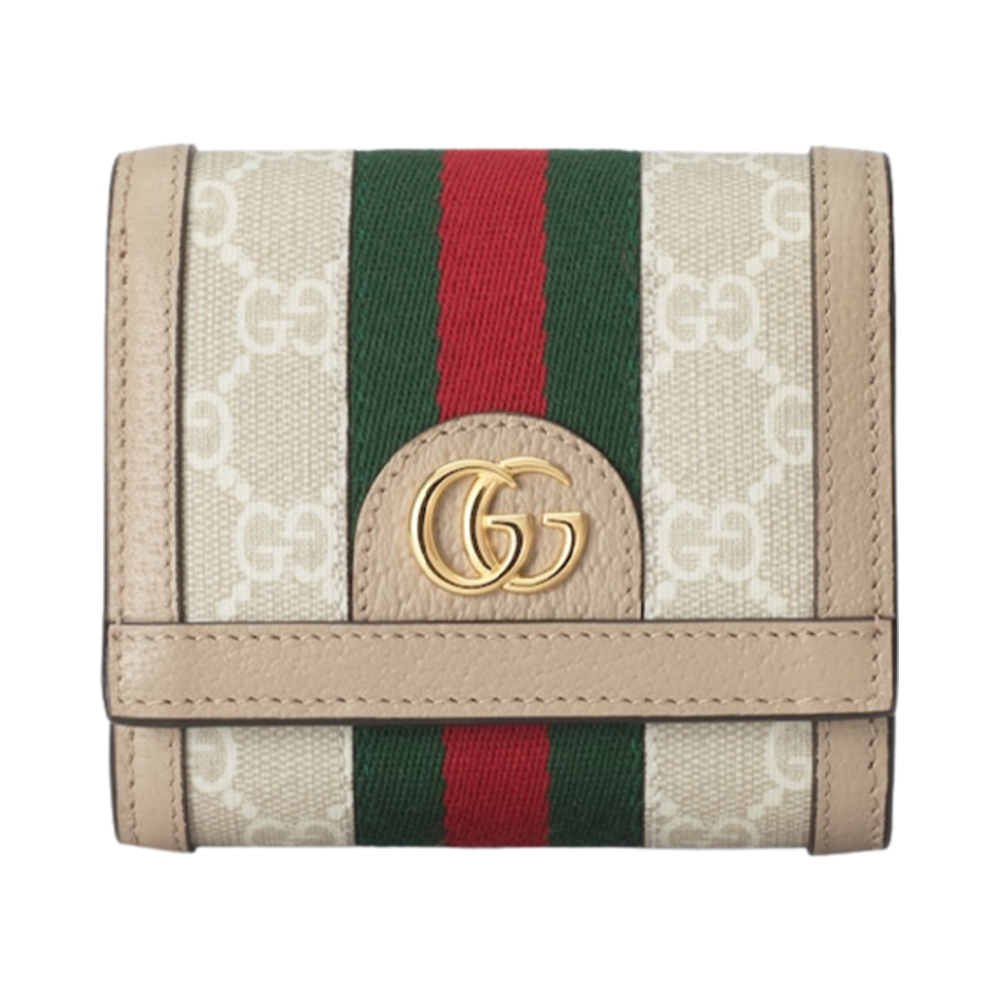 구찌 오피디아 카드 케이스 월렛 베이지 화이트(Gucci Ophidia Card Case Wallet Beige White) - 1