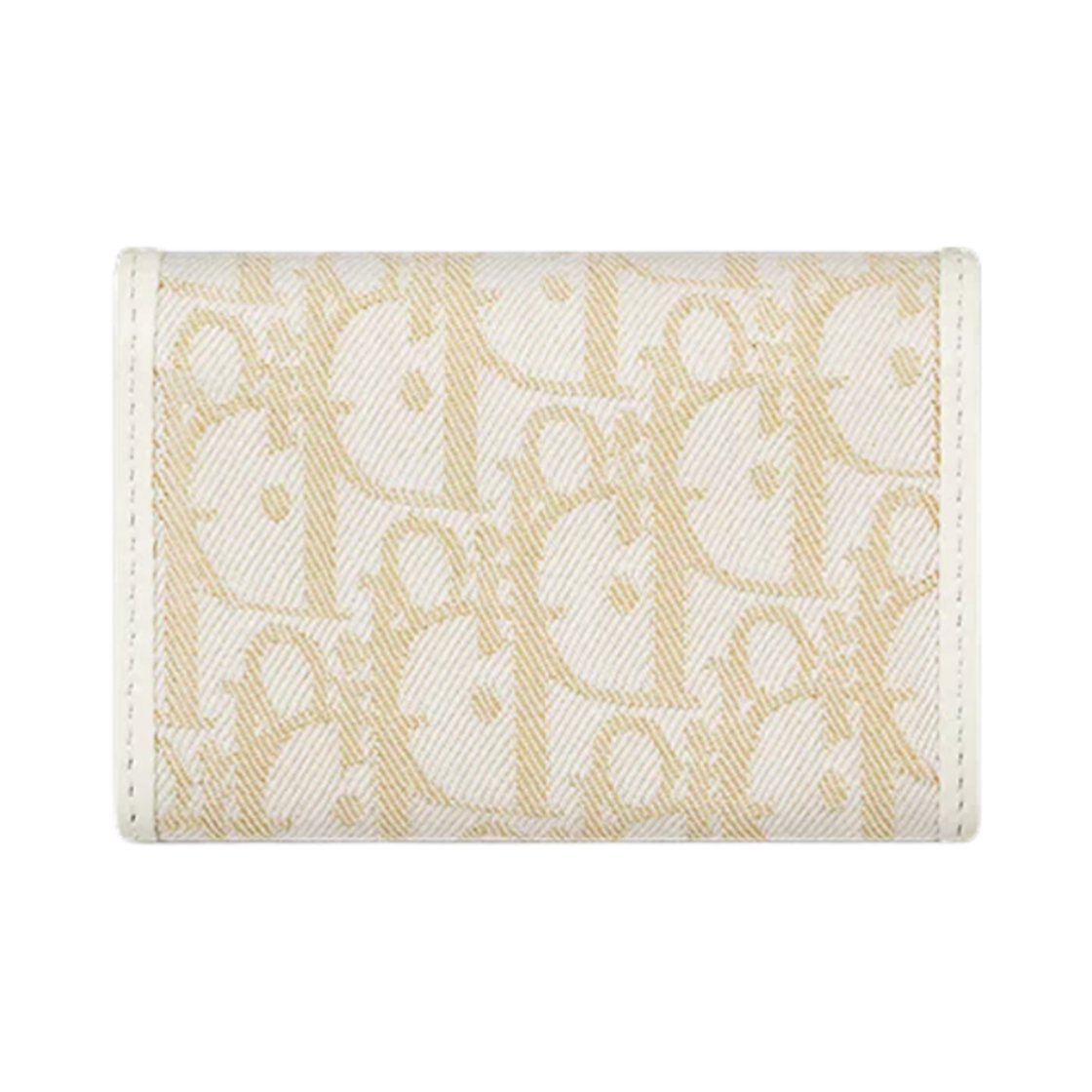 디올 골드 톤 오블리크 자카드 30 몽테인 글라이신 월렛 골드(Dior Gold Tone Oblique Jacquard 30 Montaigne Glycine Wallet Gold) - 2