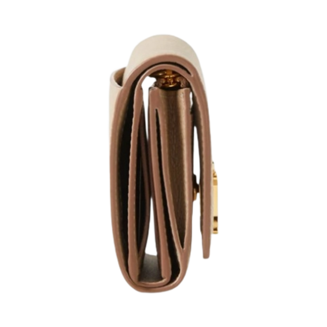 버버리 그레이니 레더 TB 컴팩트 지갑 오트 베이지(Burberry Grainy Leather TB Compact Wallet Oat Beige) - 2