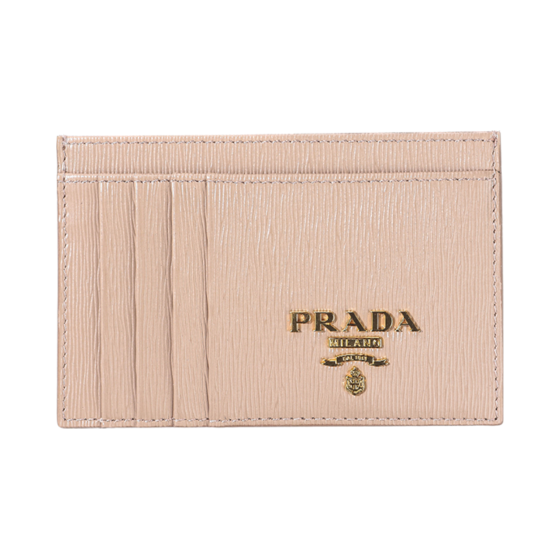 1MC053-2B6P-F0236 Prada Vitello Move Card Holder Powder Pink
