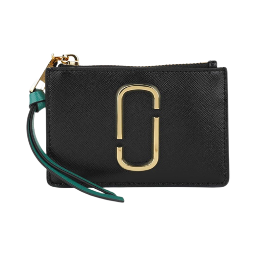 Marc Jacobs The Snapshot Top Zip Multi Wallet Black Honey Ginger Multi