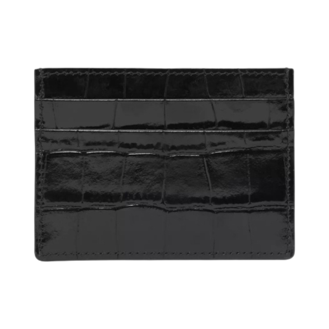 버버리 엠보스 레더 TB 카드 케이스 블랙(Burberry Embossed Leather TB Card Case Black) - 2