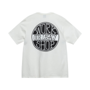 Stussy x Our Legacy Work Shop Dot Pigment Dyed T-Shirt Natural