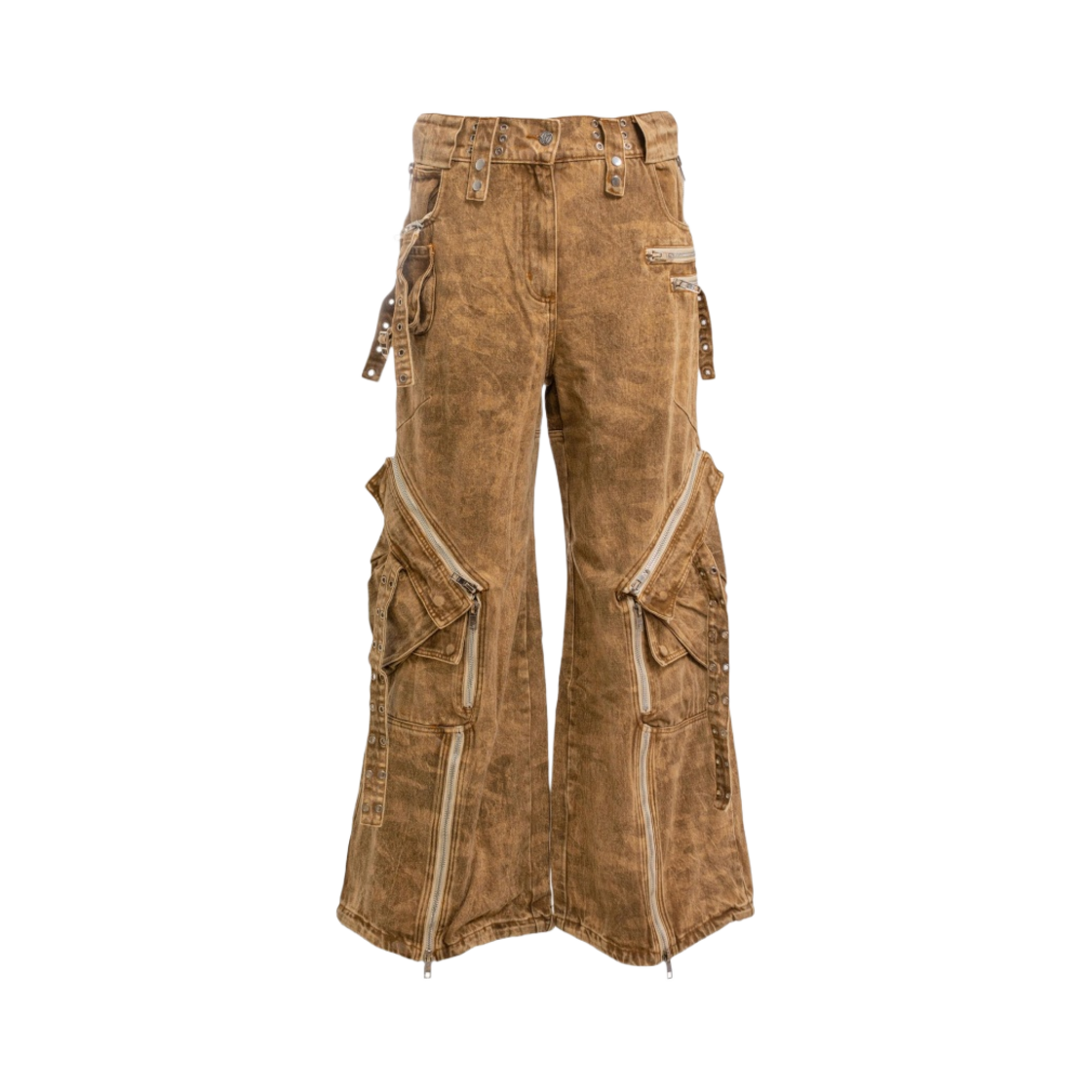 - No/Faith Studios Cargo Denim Pants Camo