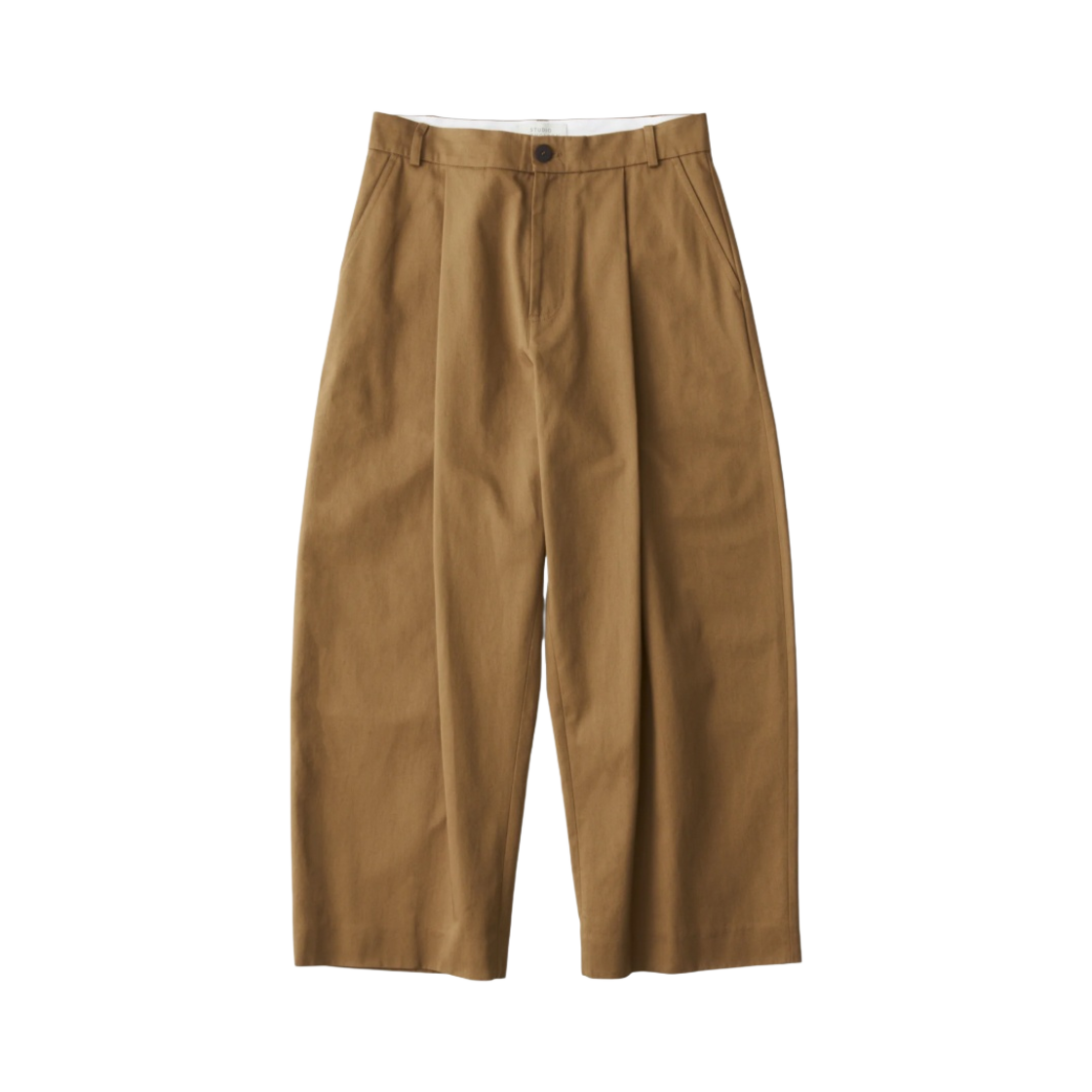 SNM-351 Studio Nicholson Sorte Light Cotton Pants Soil